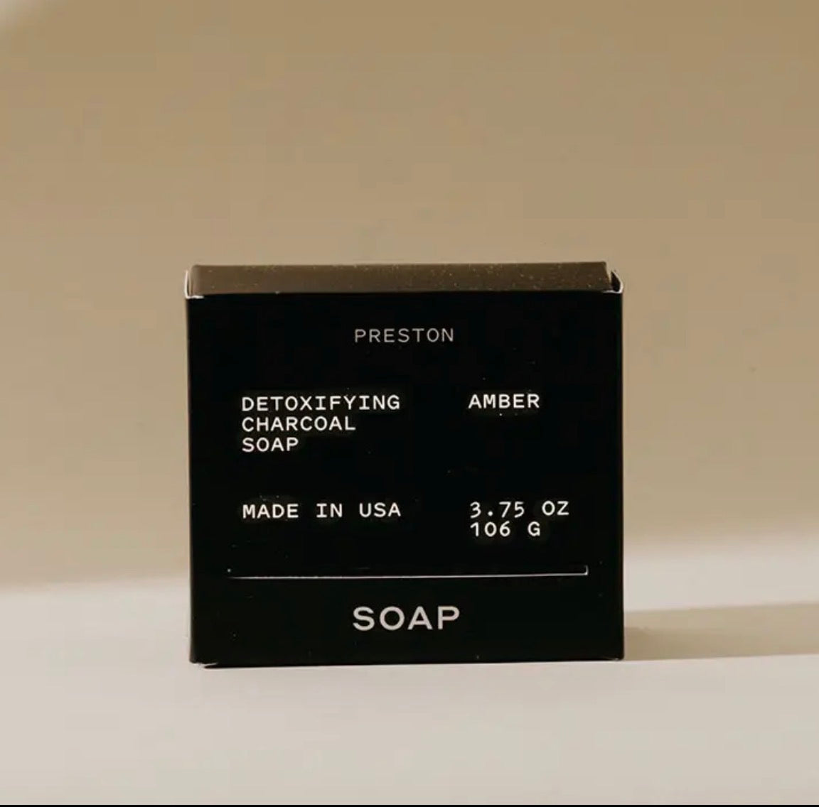 Preston Detoxifying Charcoal Bar Soap