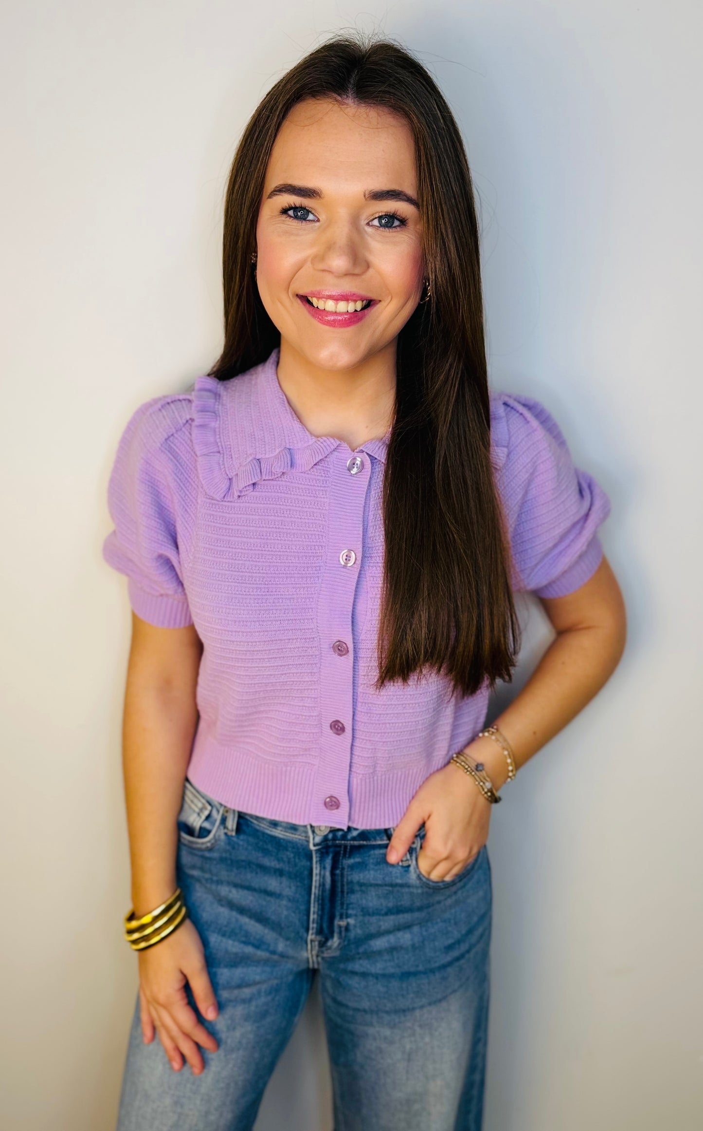 Modern Moments Top - Lavender