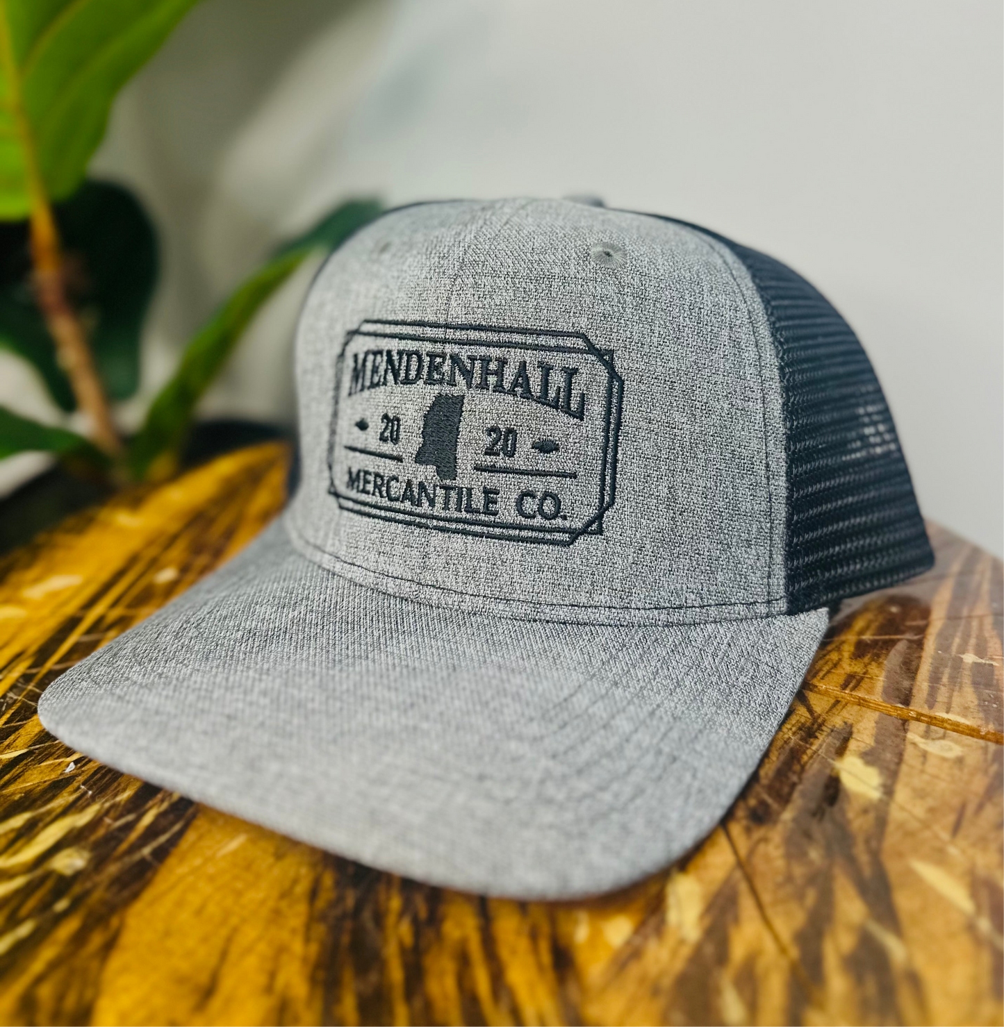 Mercantile Trucker Hat - Heather Grey / Black