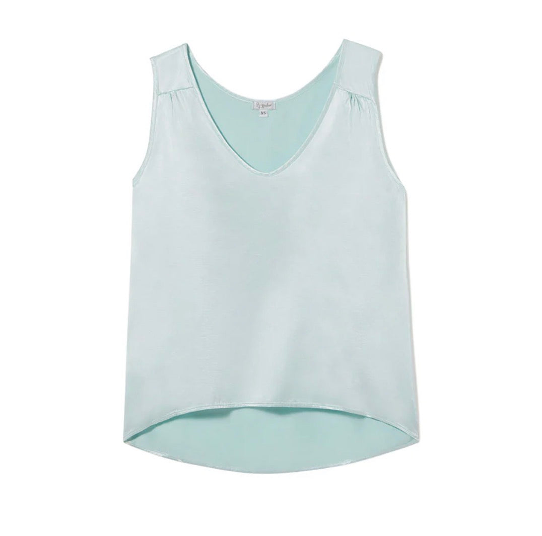 Jill Satin Cami - Aqua
