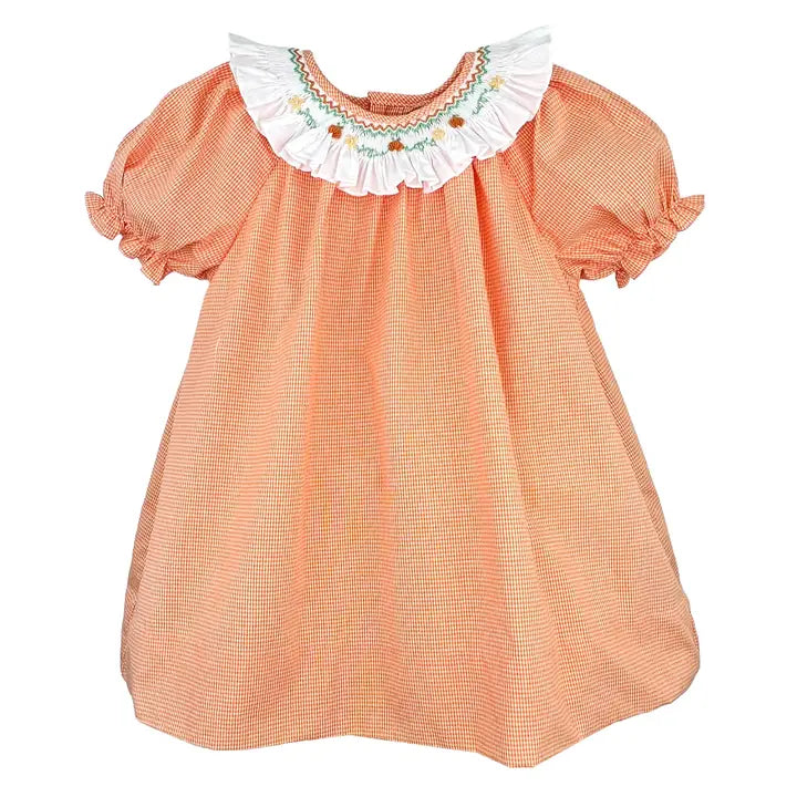 Smocked Pumpkin Collar Dress