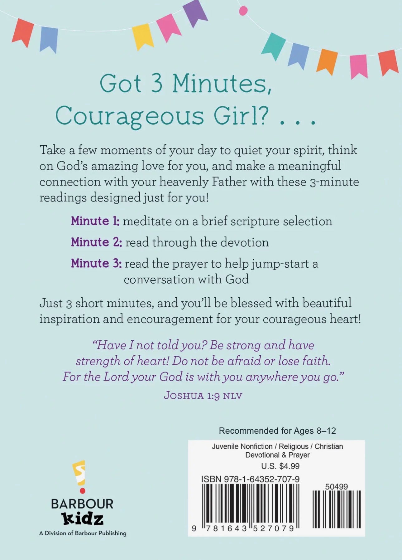 3-Minute Devotions for Courageous Girls