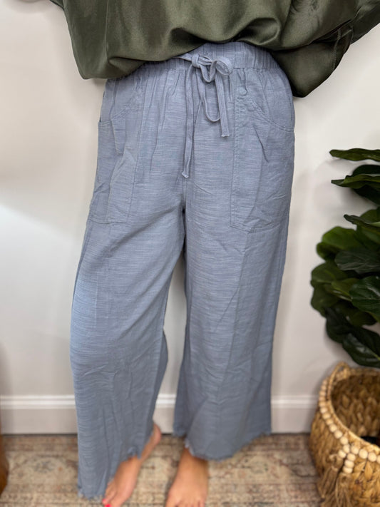 Just Flowin’ Pants - Denim Blue