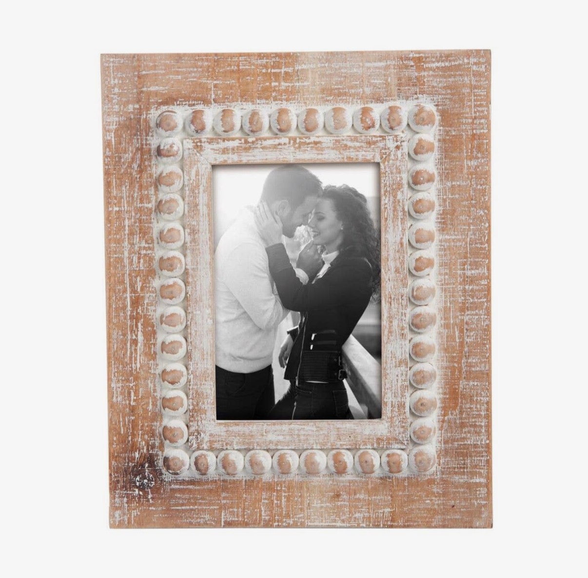 Gigi Natural 4x6 Photo Whitewash Wood Picture Frame
