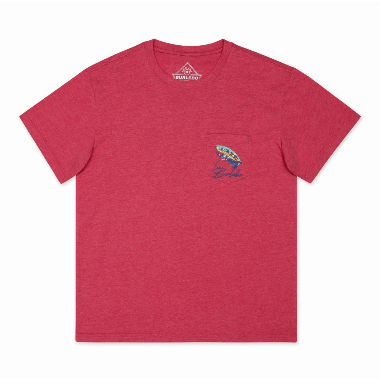 Big Fly Tee - Heather Crimson