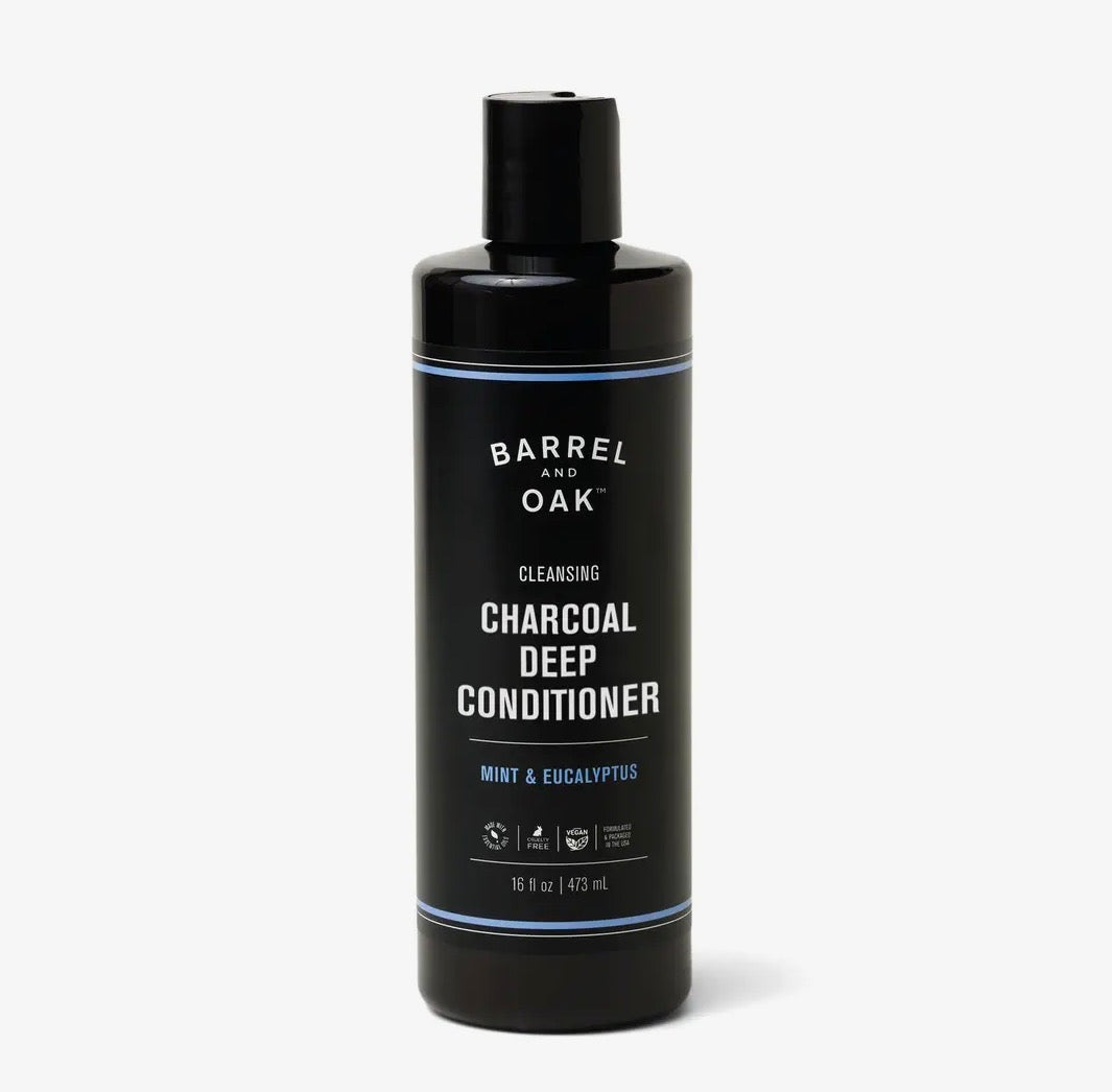 Barrel & Oak Cleansing Charcoal Deep Conditioner - Mint & Eucalyptus