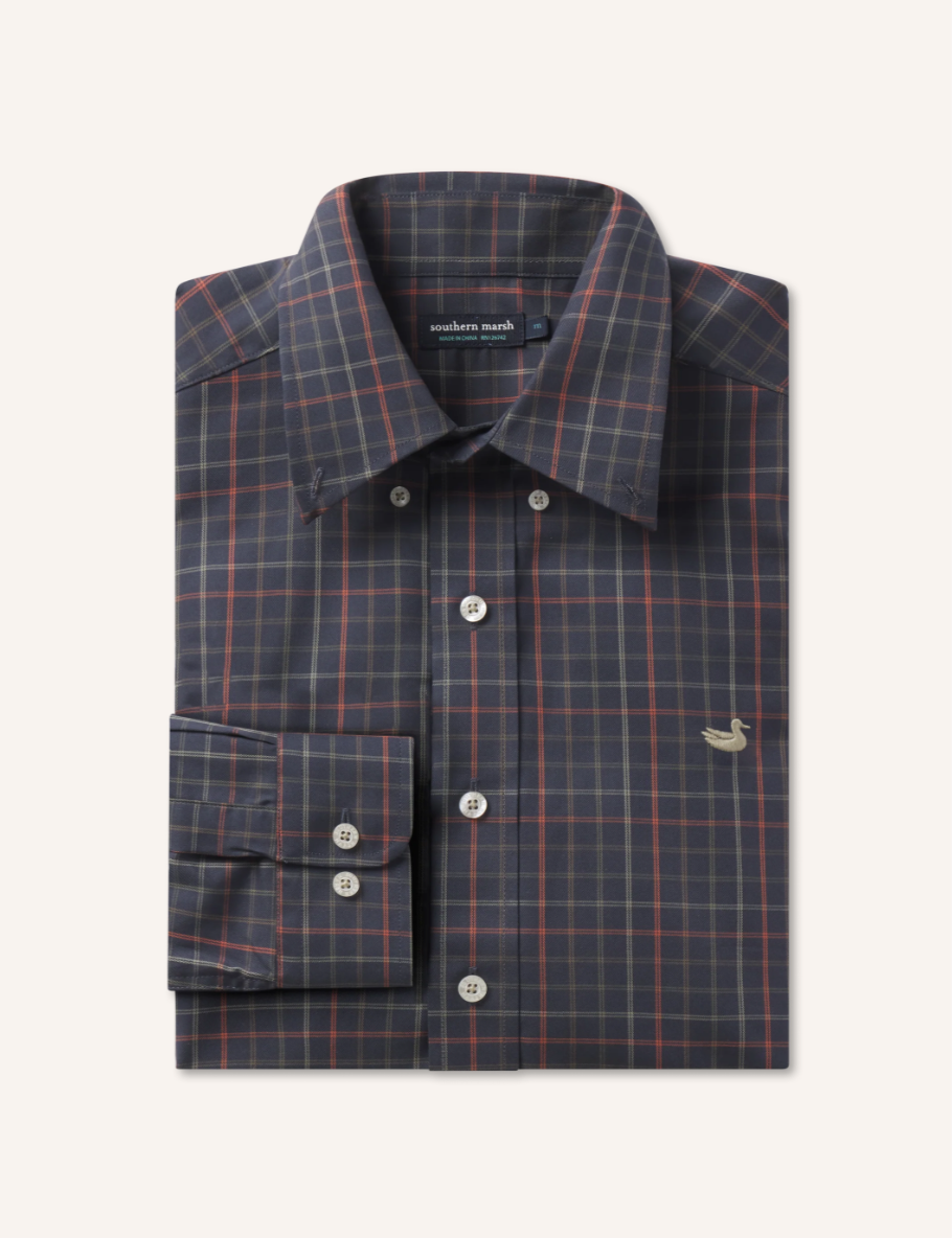 Chateau Windowpane Dress Shirt – Mendenhall Mercantile Chateau Windowpane Dress Shirt – Mendenhall Mercantile