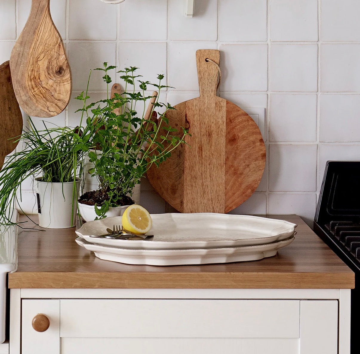 Large Oval Platter Impressions, Casafina by COSTA NOVA