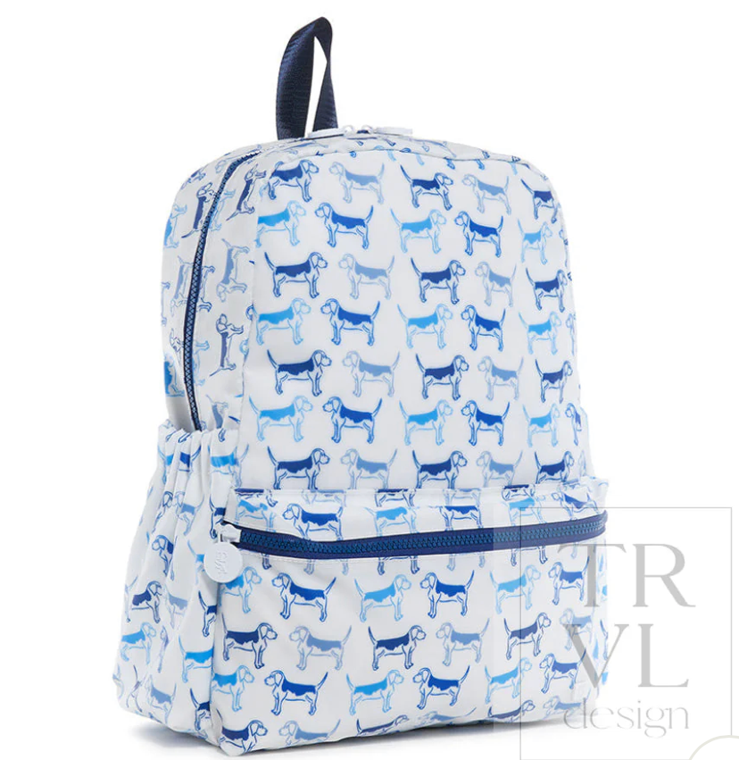 Backpack - Puppy Love Blue