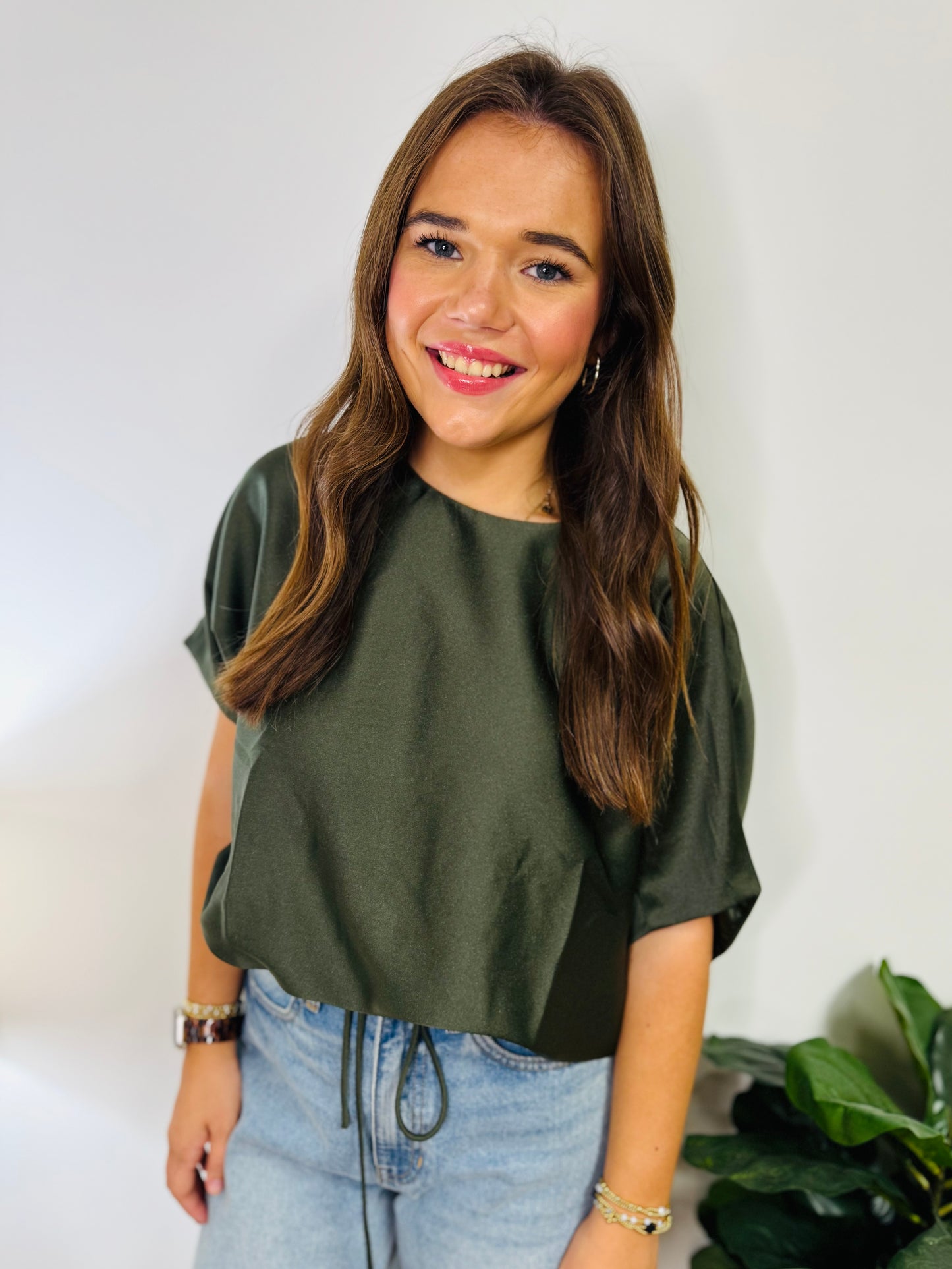 Better Believe It Top - Olive Green