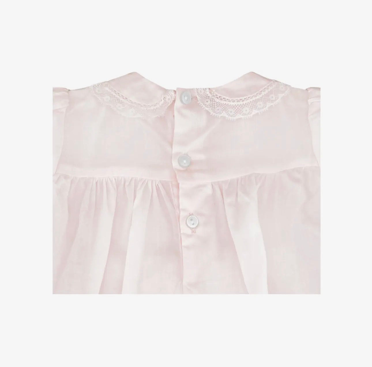 Fully Smocked Dress with Lace
