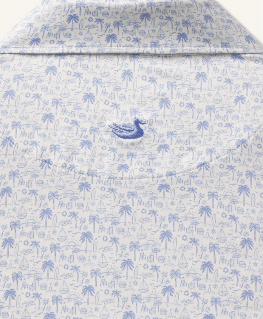 Flyline Performance Polo - Summertime Blues