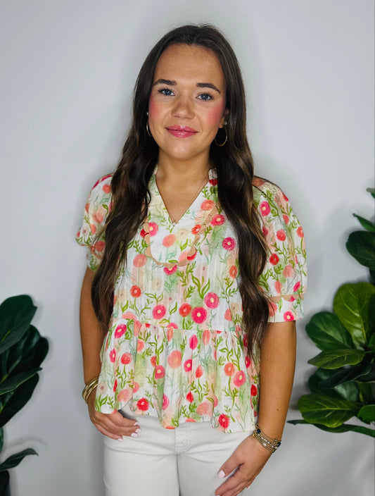 Summer Sunshine Top - Pink