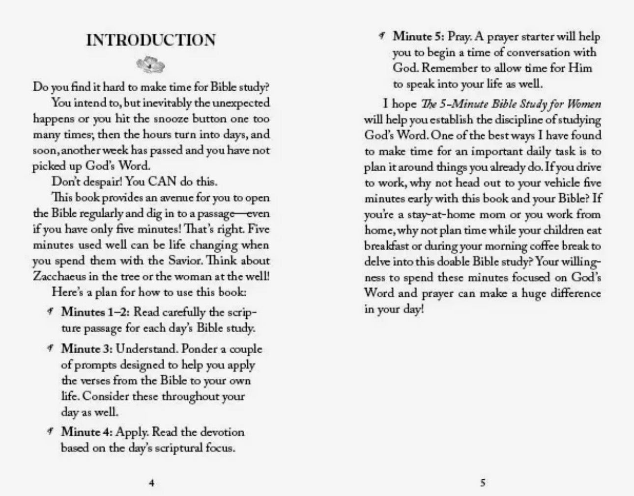 The 5-Minute Bible Study For Women: Seeking God's Heart
