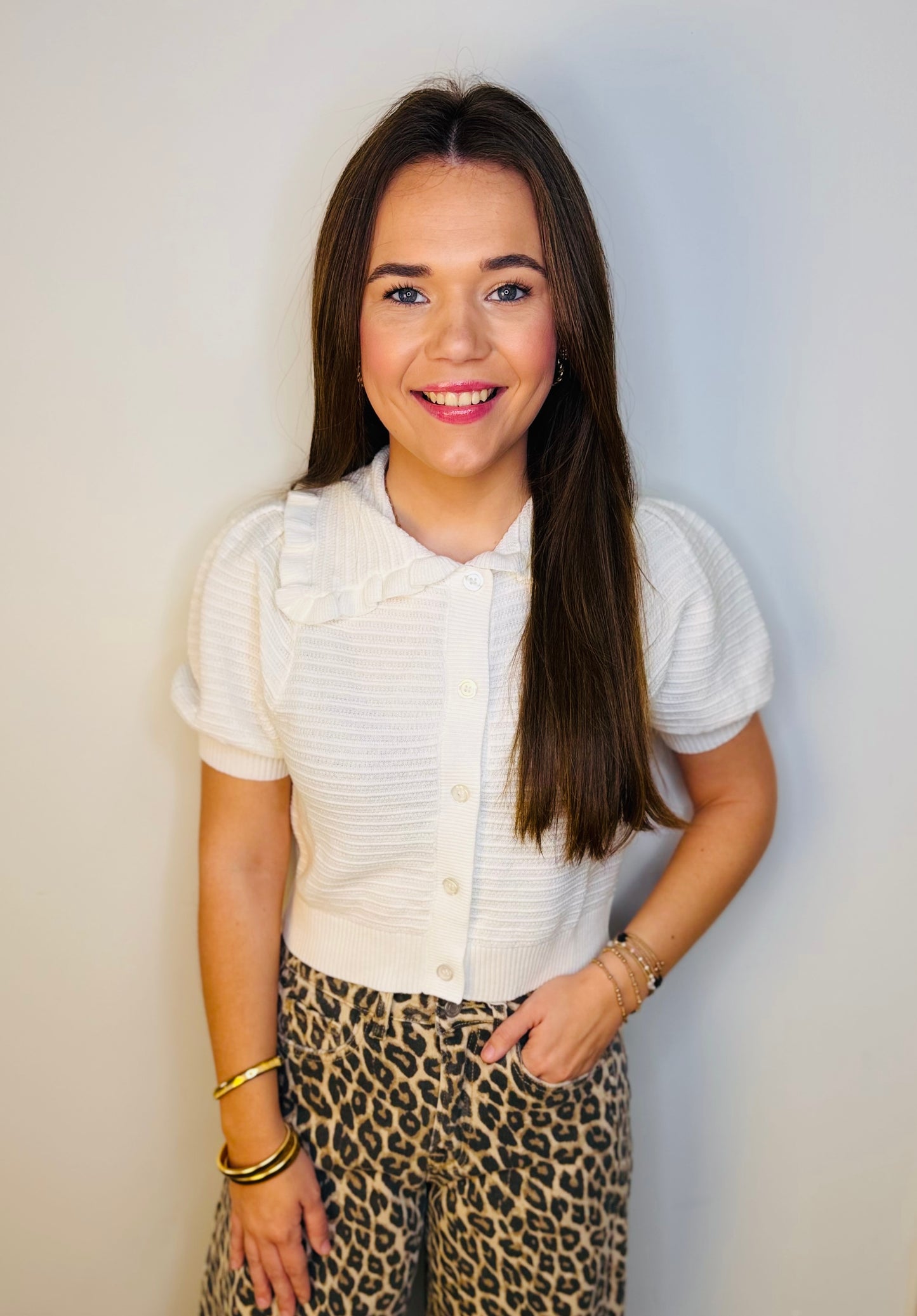 Modern Moments Top - Ivory