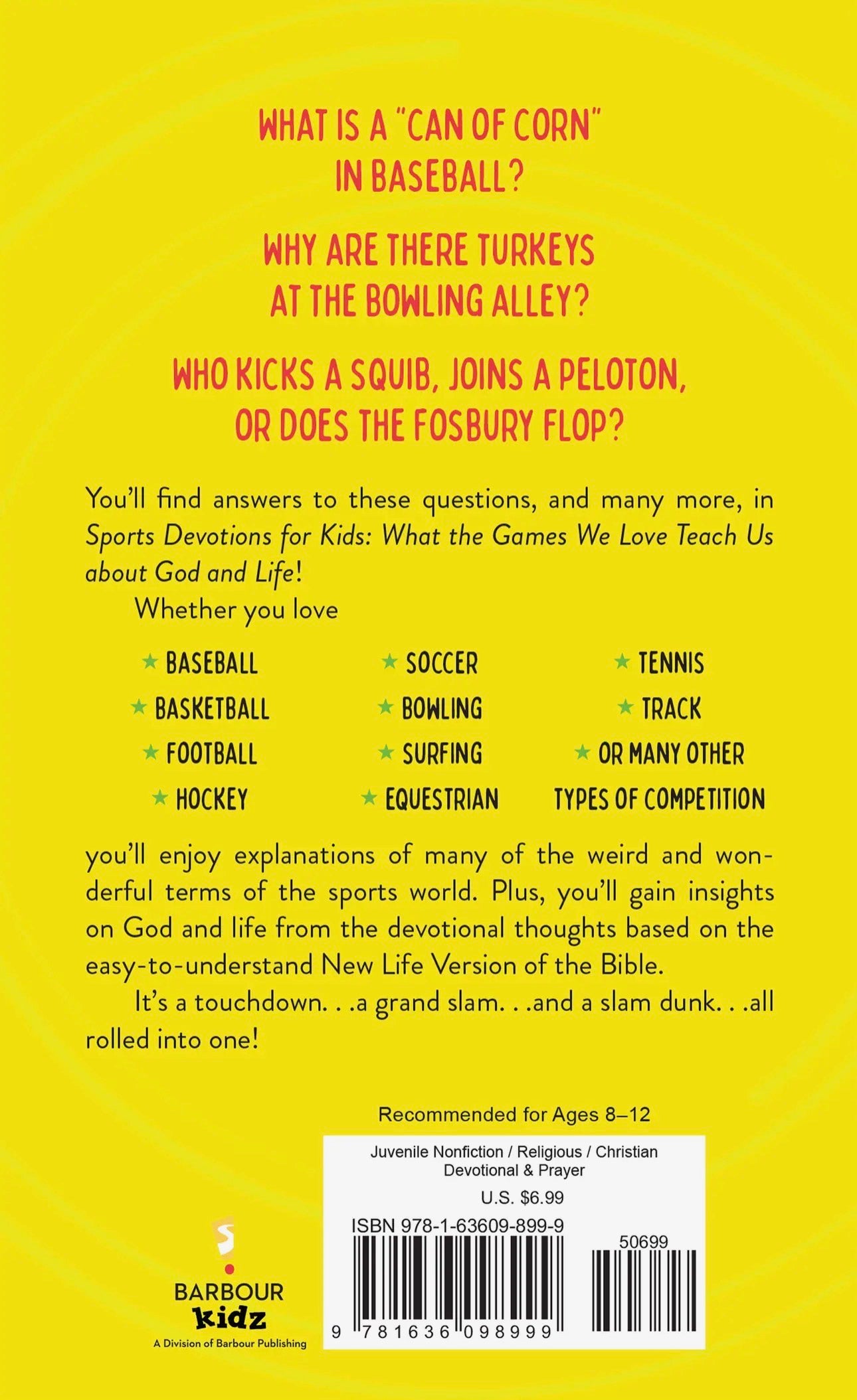 Sports Devotions For Kids