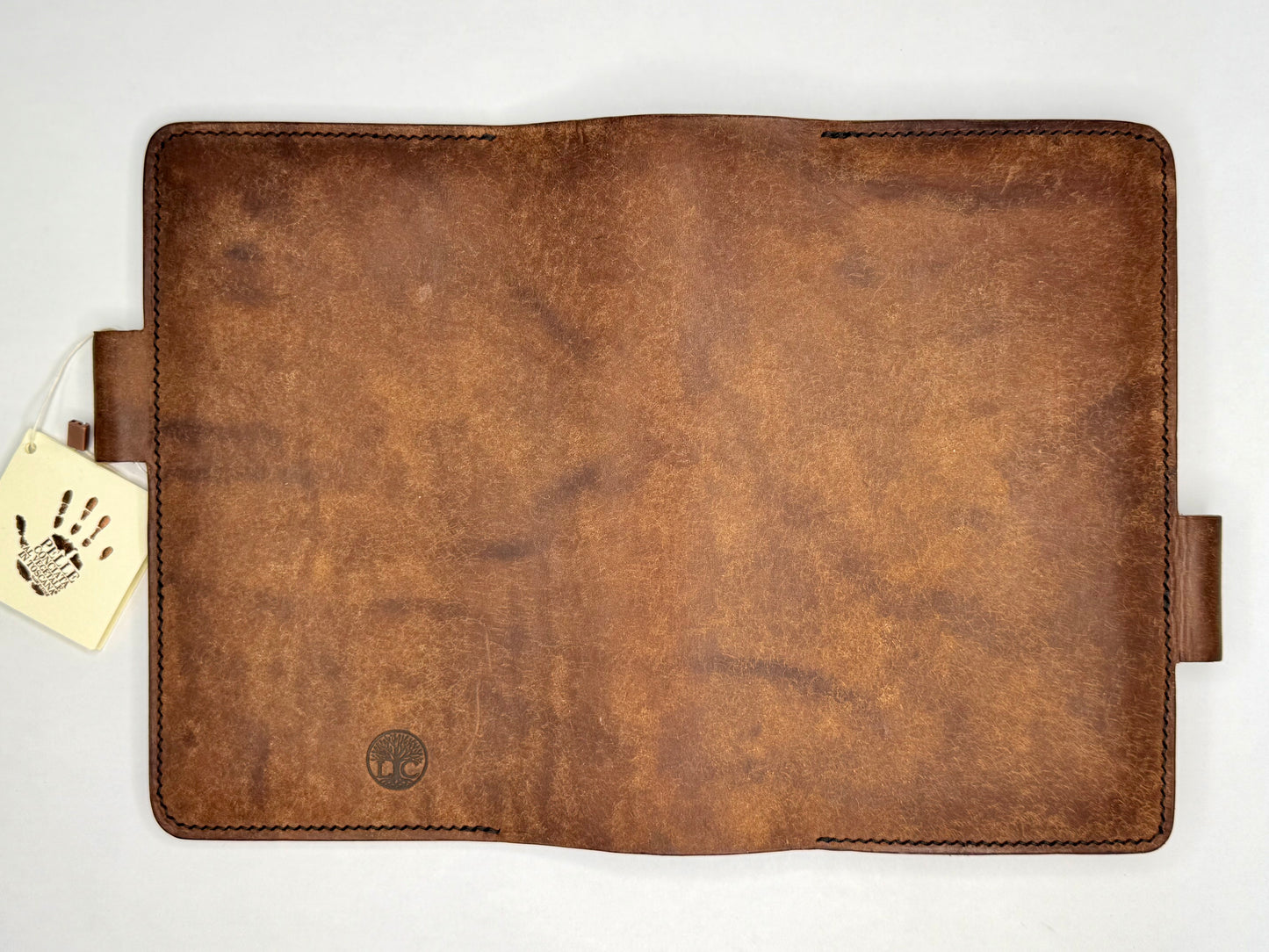 Italian Leather Notebook - Pueblo, Dark Brown