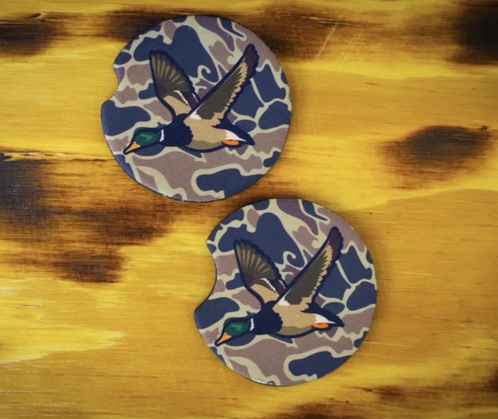 Scent South Car Coasters - Mallard/Old School Camo