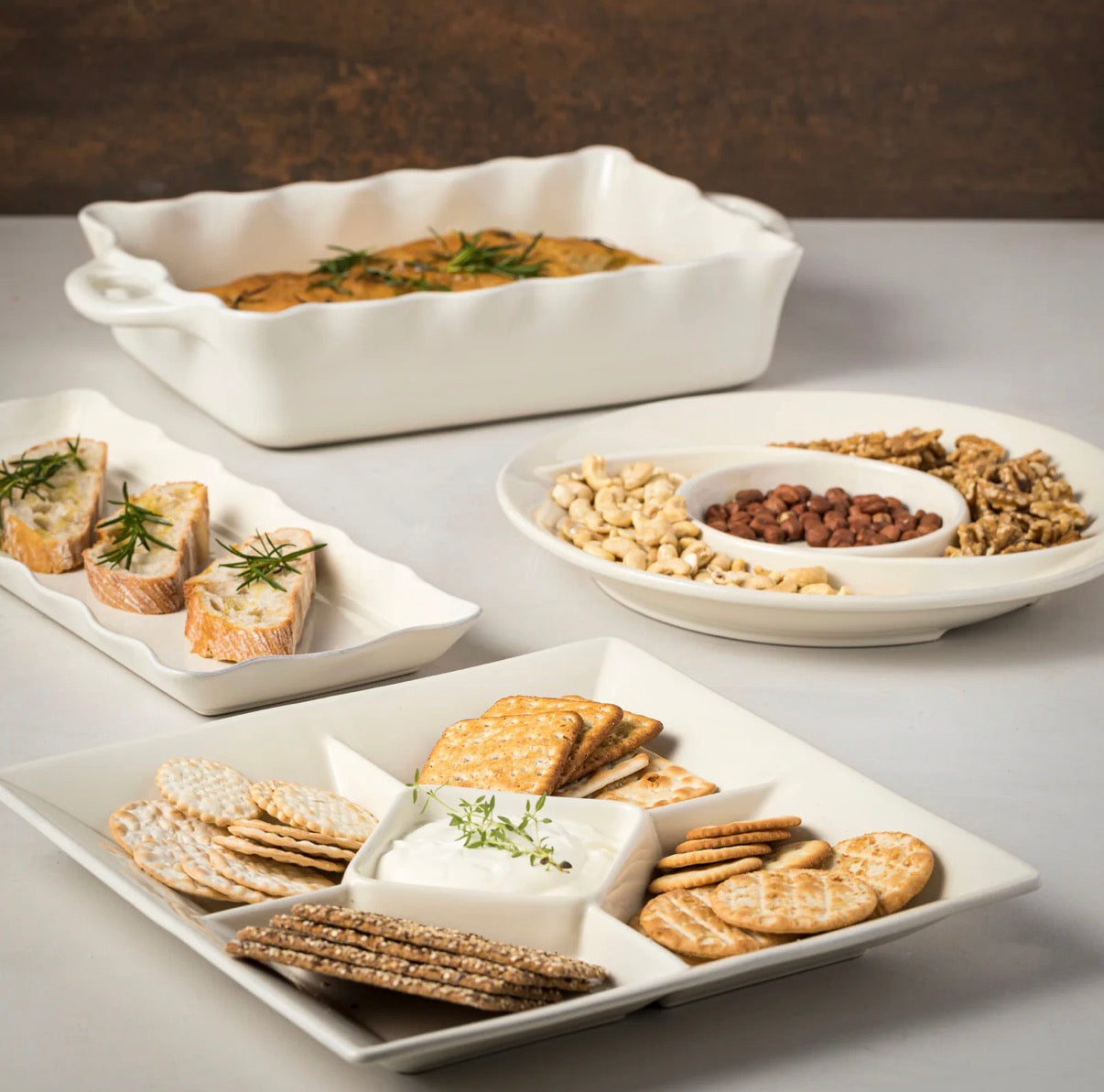 Square Appetizer Tray Cook & Host, Casafina by COSTA NOVA