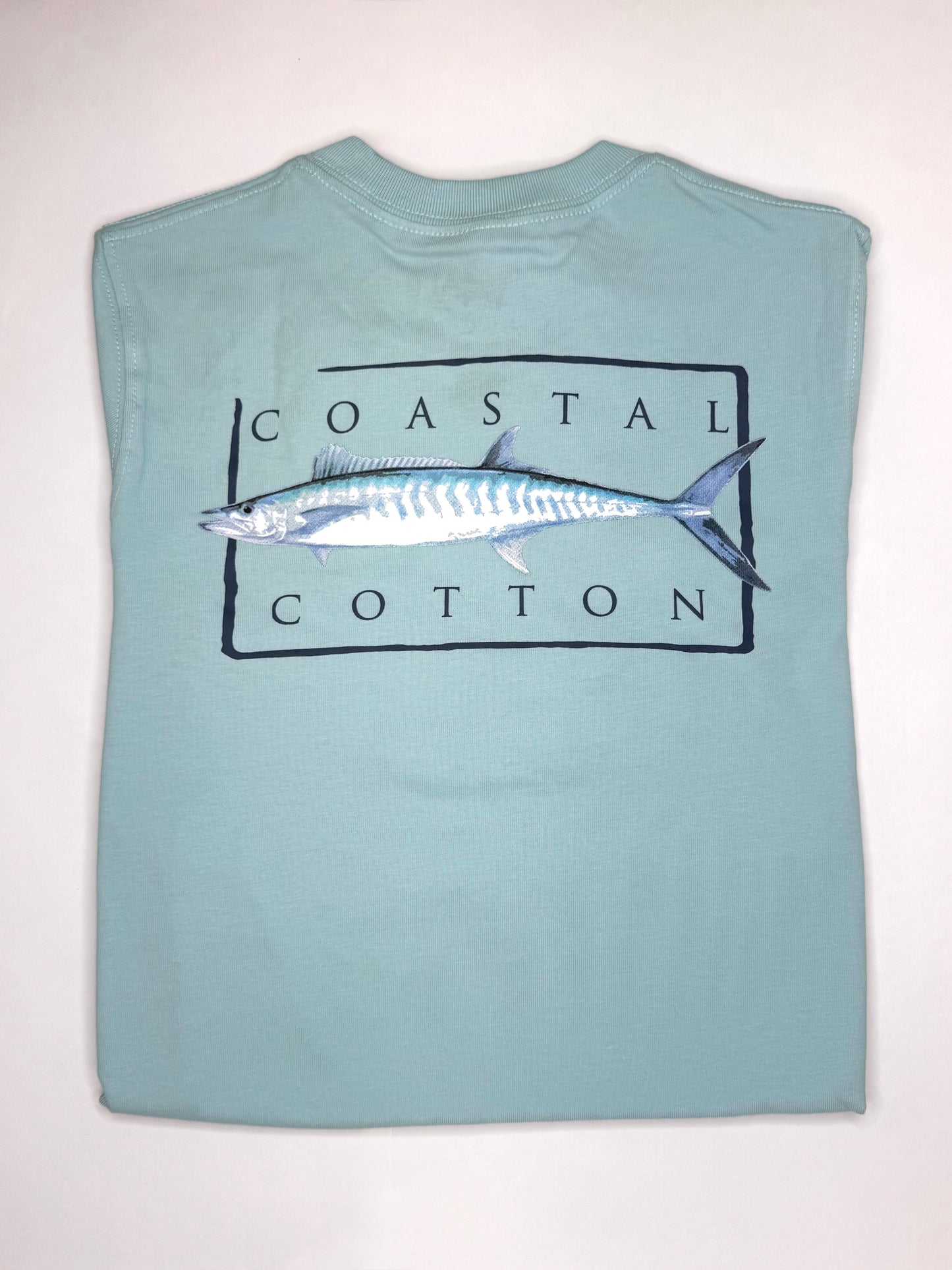 Youth SS Tee - Blue Mackerel