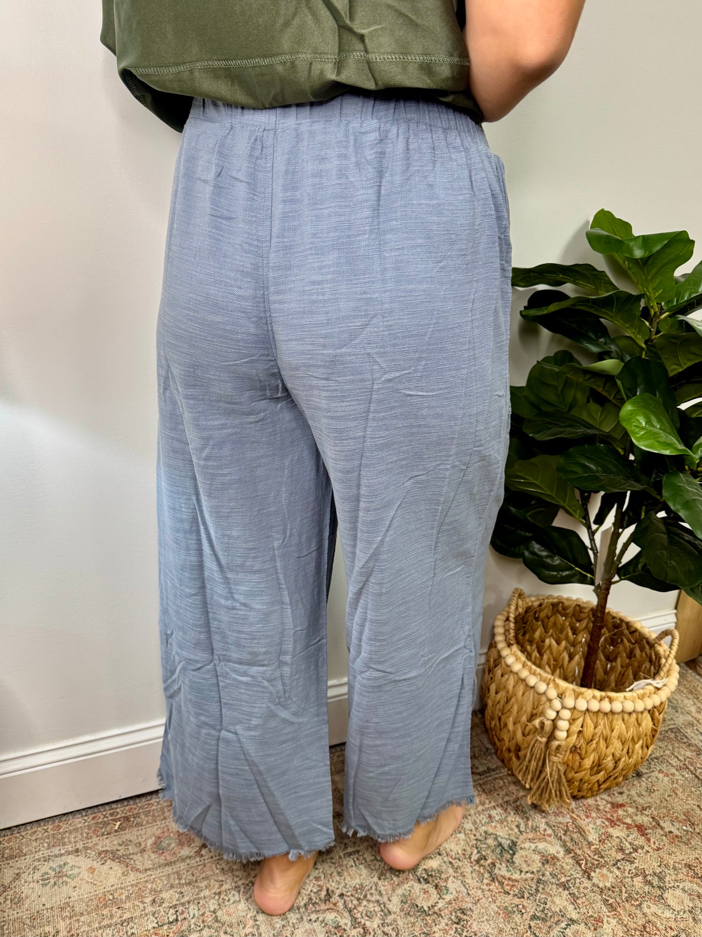 Just Flowin’ Pants - Denim Blue