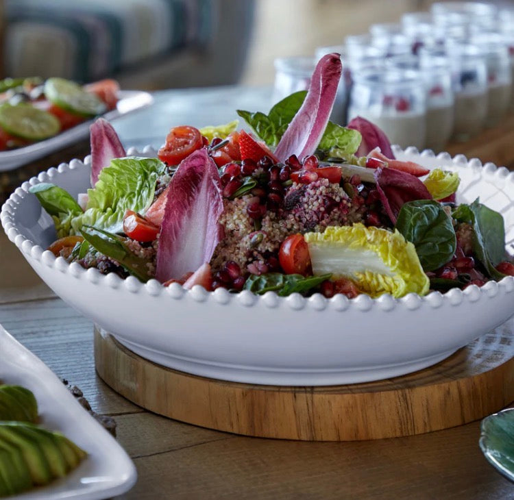 Low Serving Bowl Pearl