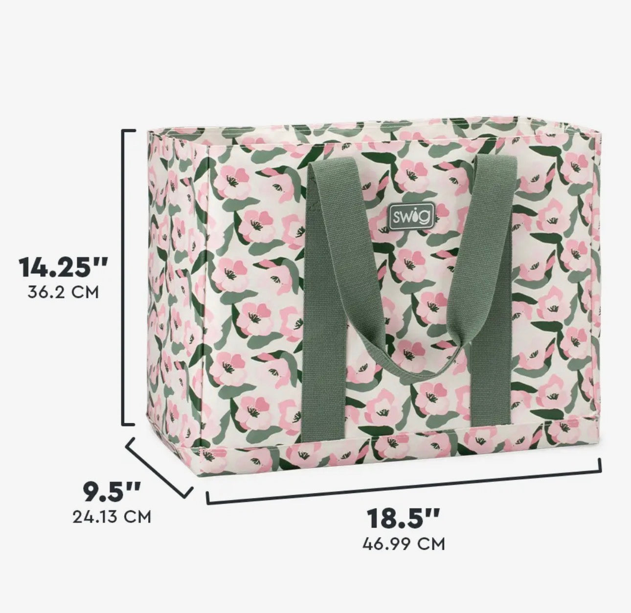 Jumbo Tote Bag - Sweet Pea