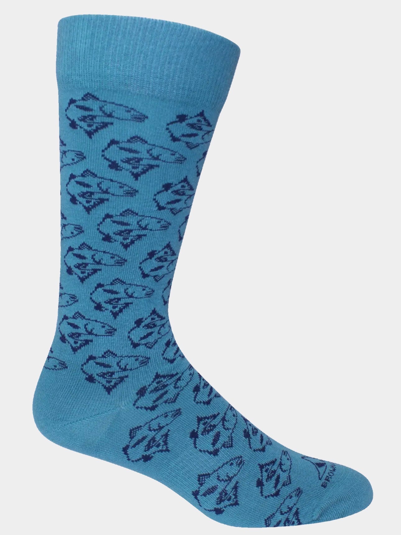 Red Fish Socks - Teal