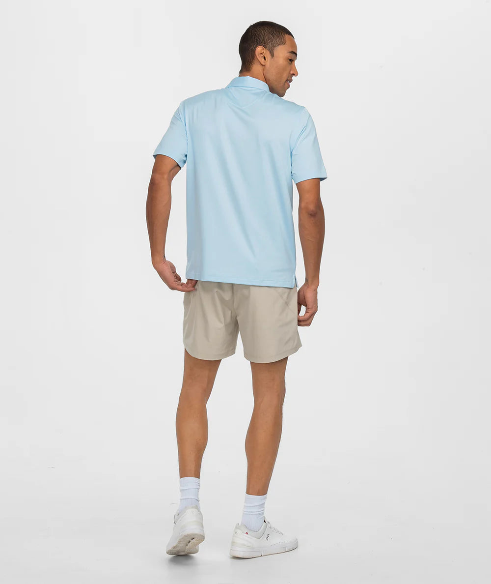 Grayton Heather Polo - Skyway