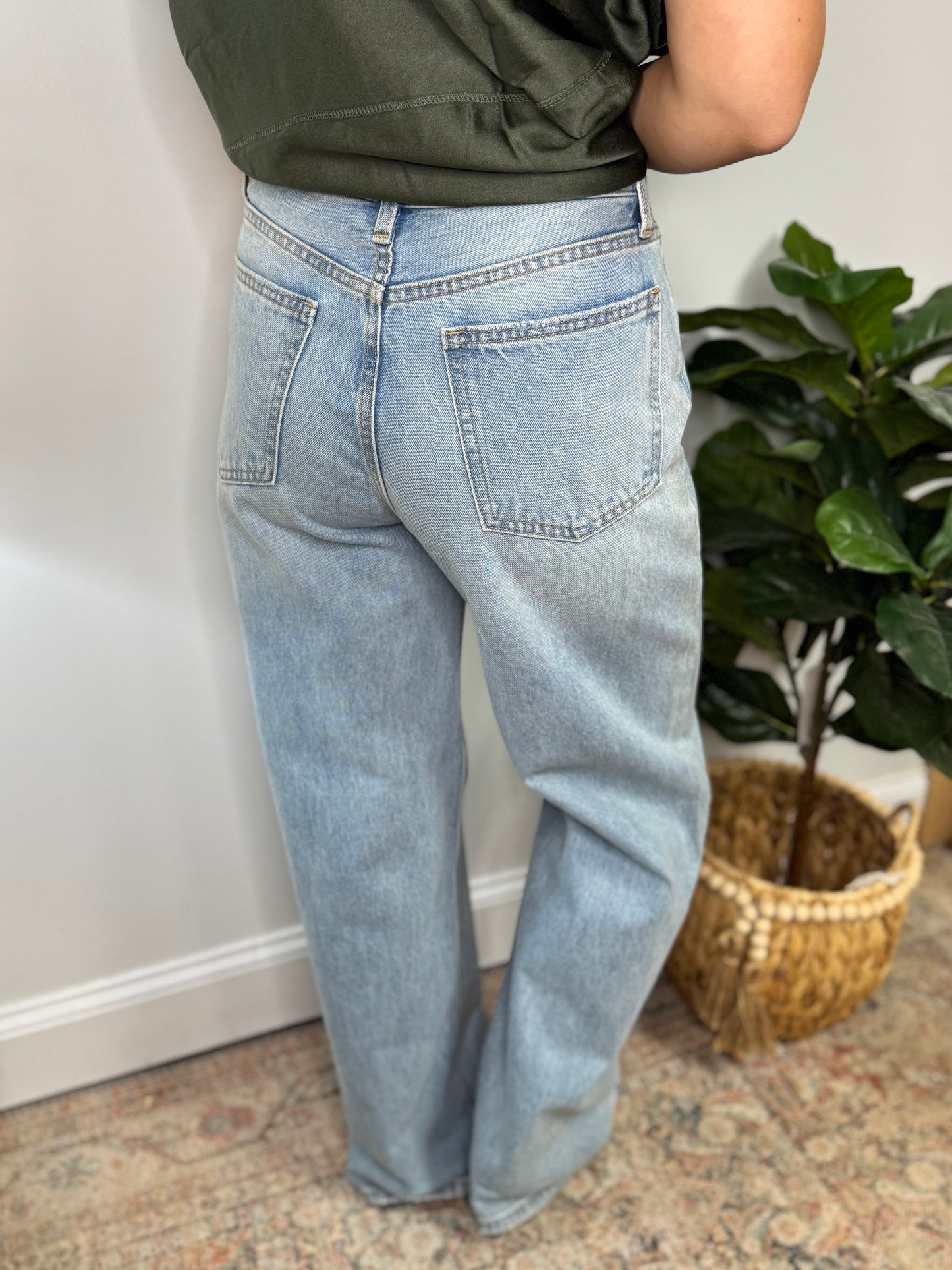 JBD High Rise Straight Jeans