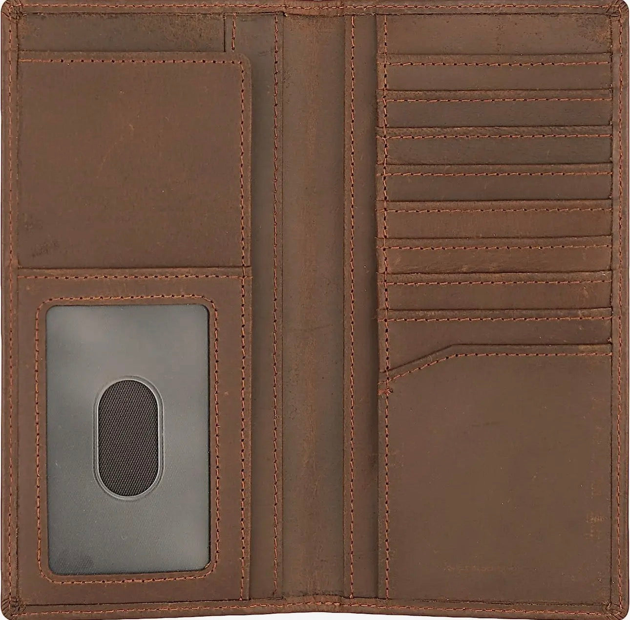 Genuine Leather Long Wallet
