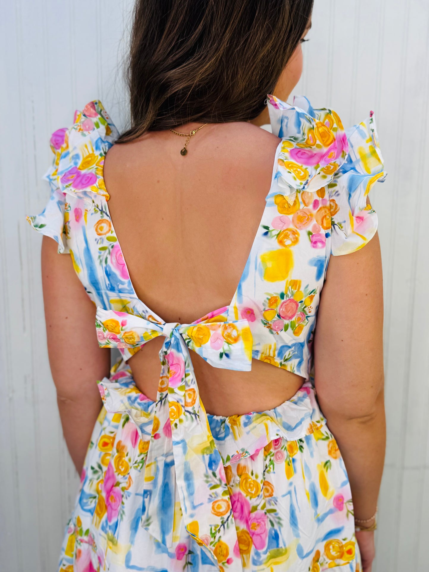 Santorini Sunrise Dress