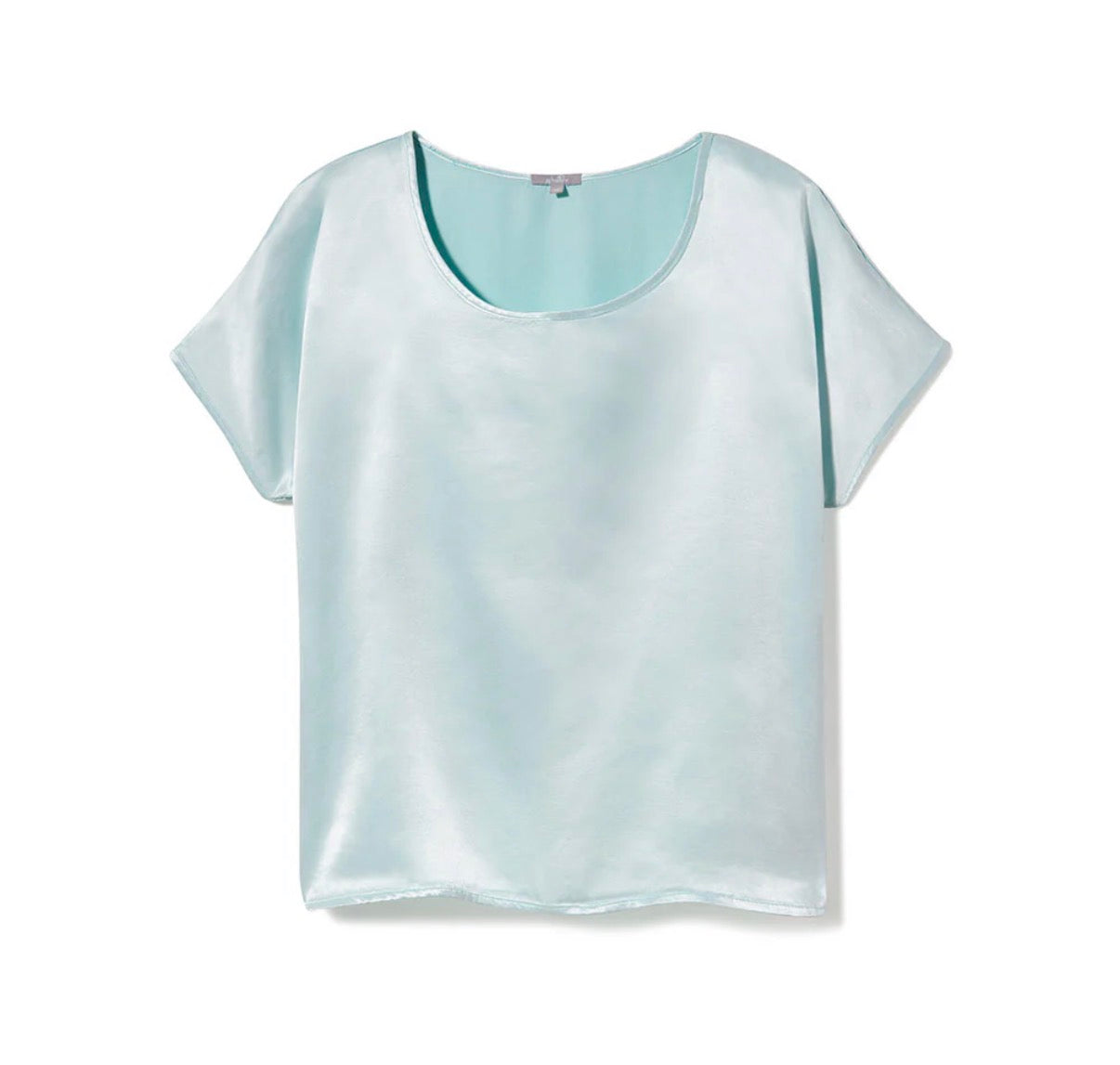 Roxxy Satin Tee - Aqua