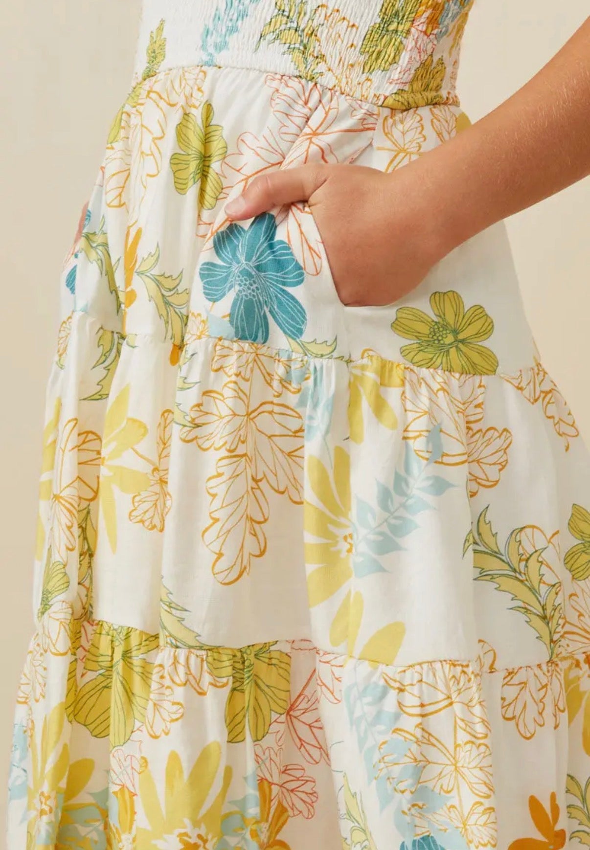 Girls: Tropic Foliage Dress