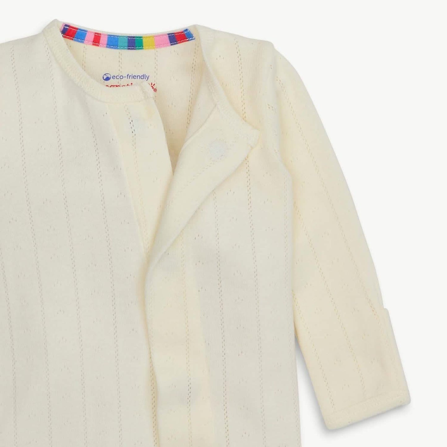 Tofu Love Lines Pointelle Footie