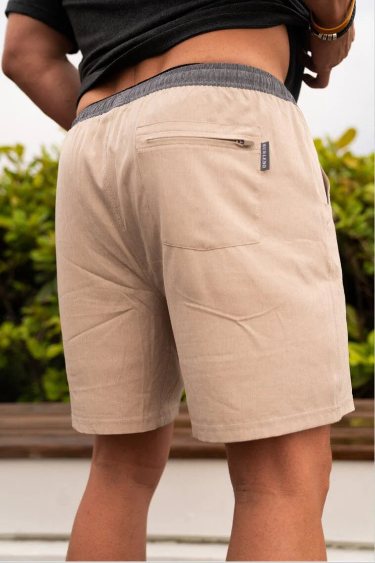 Athletic Short - Heather Khaki/Driftwood Camo Liner