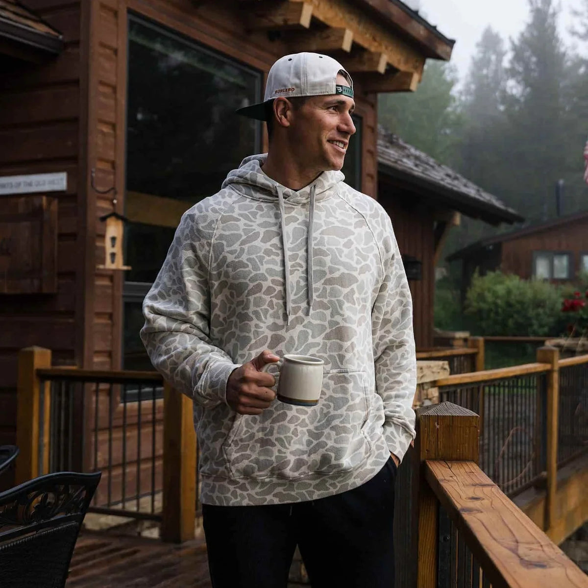 Vintage Washed Hoodie - Classic Camo