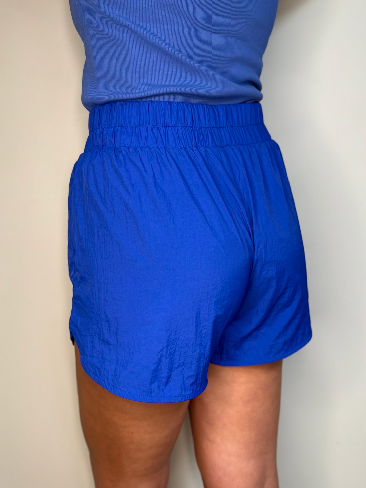 Lulu Mac Solid Shorts - Royal Blue