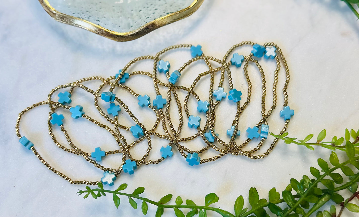 Faith Beaded Cross Bracelets