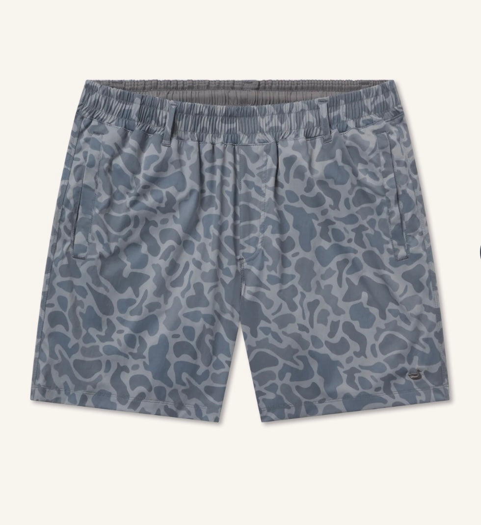 Billfish Lined Performance Shorts - Camo