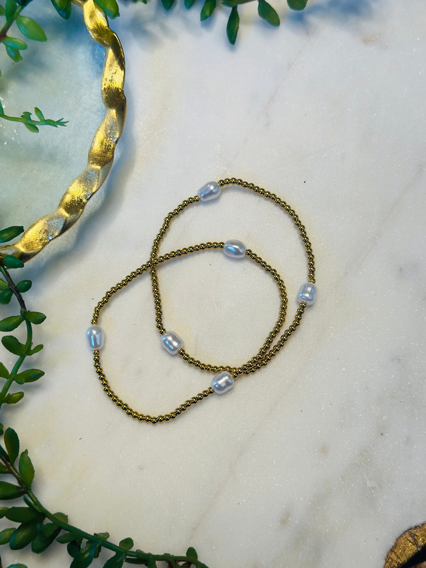 Penelope Pearl Beaded Bracelet