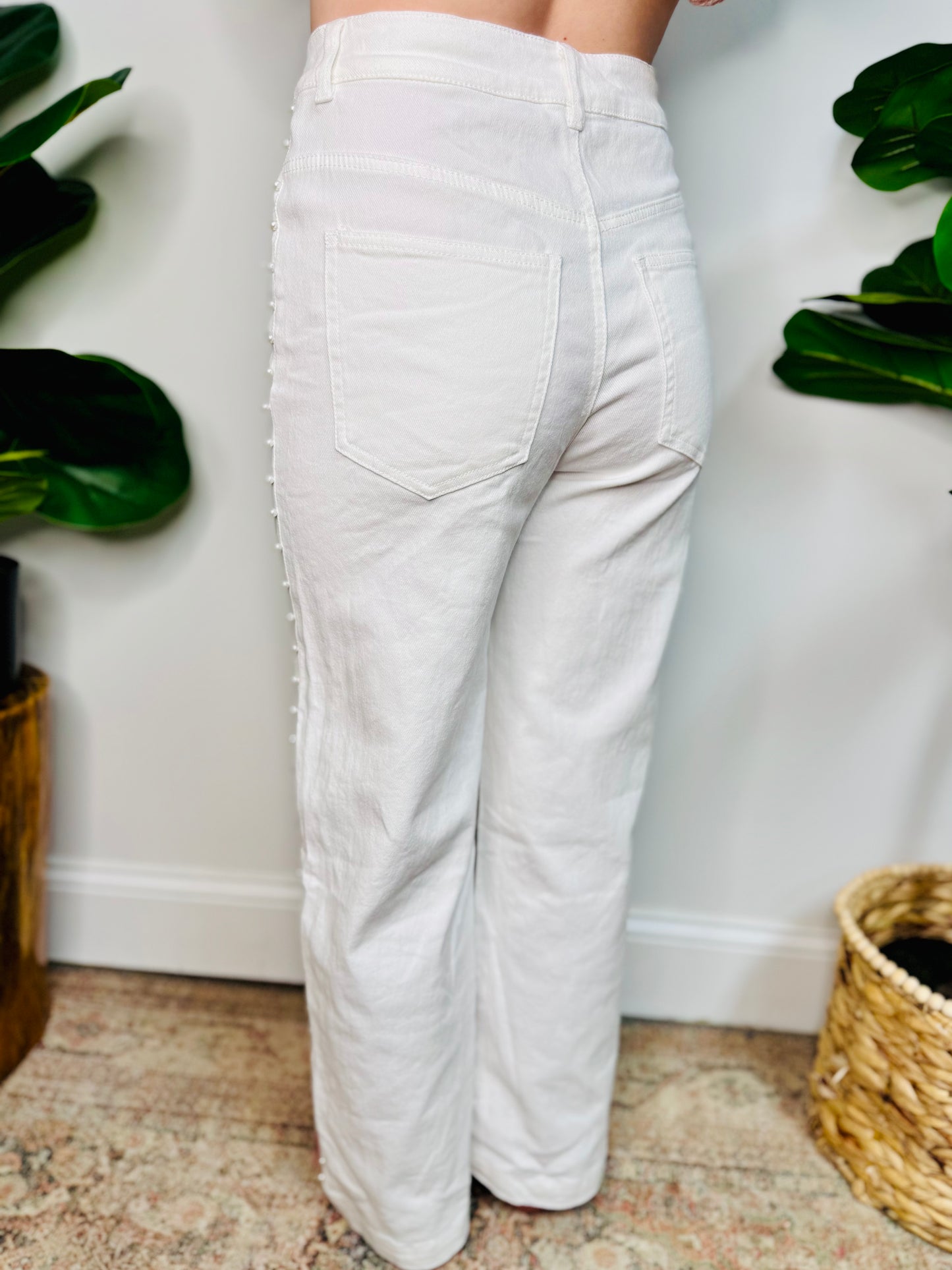 Pearl Accent White Denim
