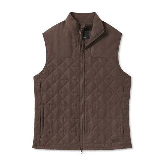 Lawrence Quilted Vest - Stone Brown