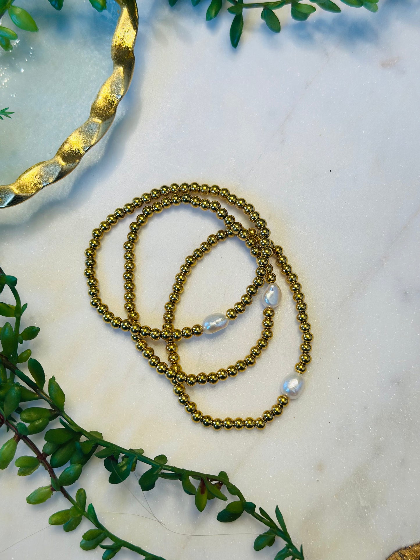 Penelope Pearl Beaded Bracelet