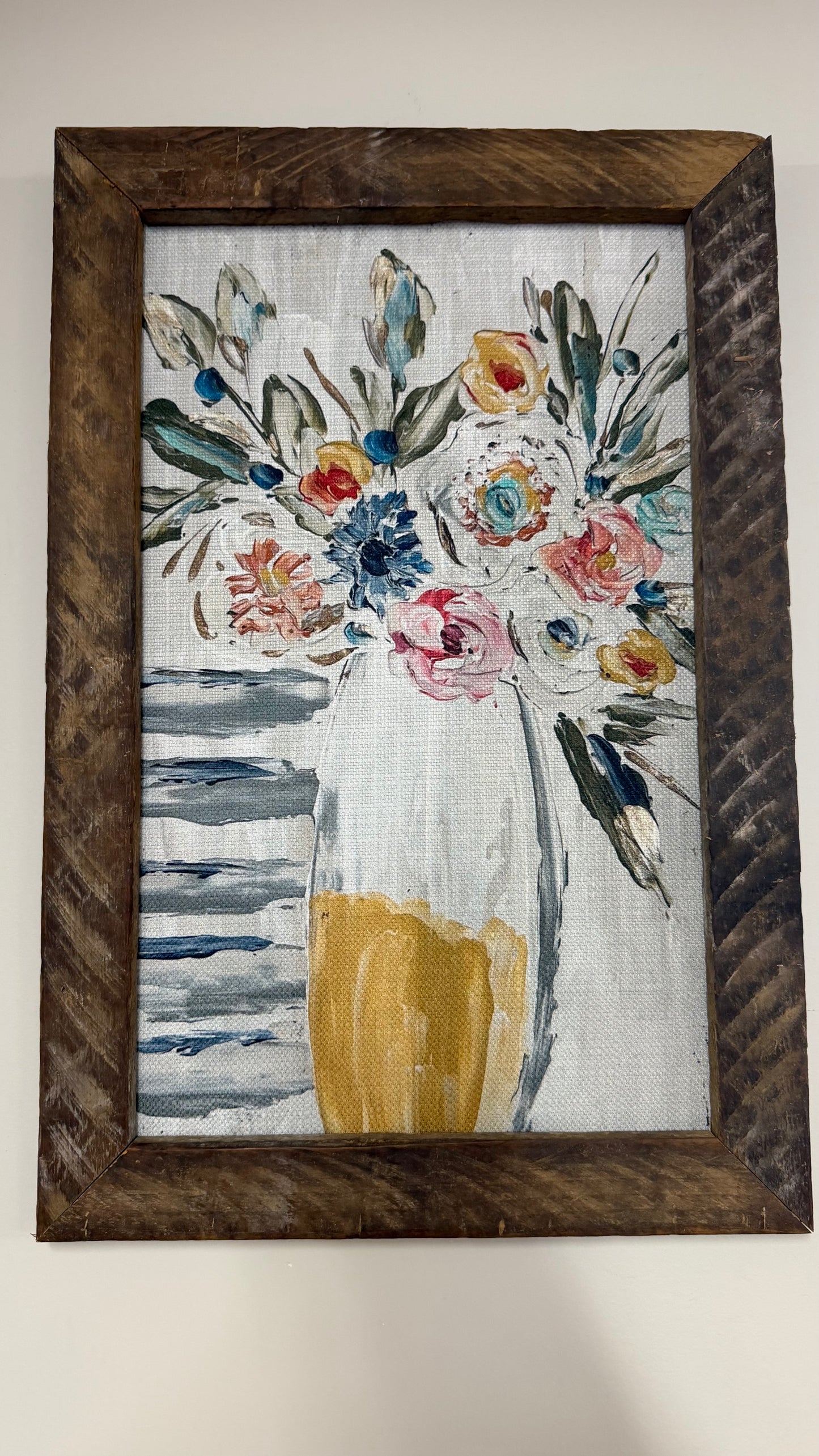 12x18 Annas Flowers Vase Painting