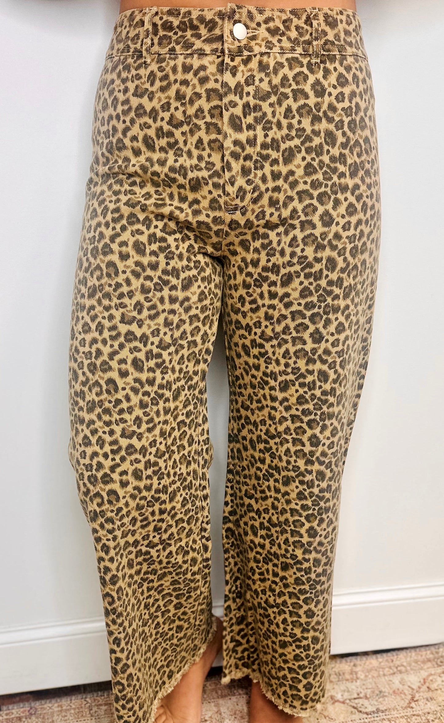 Wild & Free Leopard Denim Pants