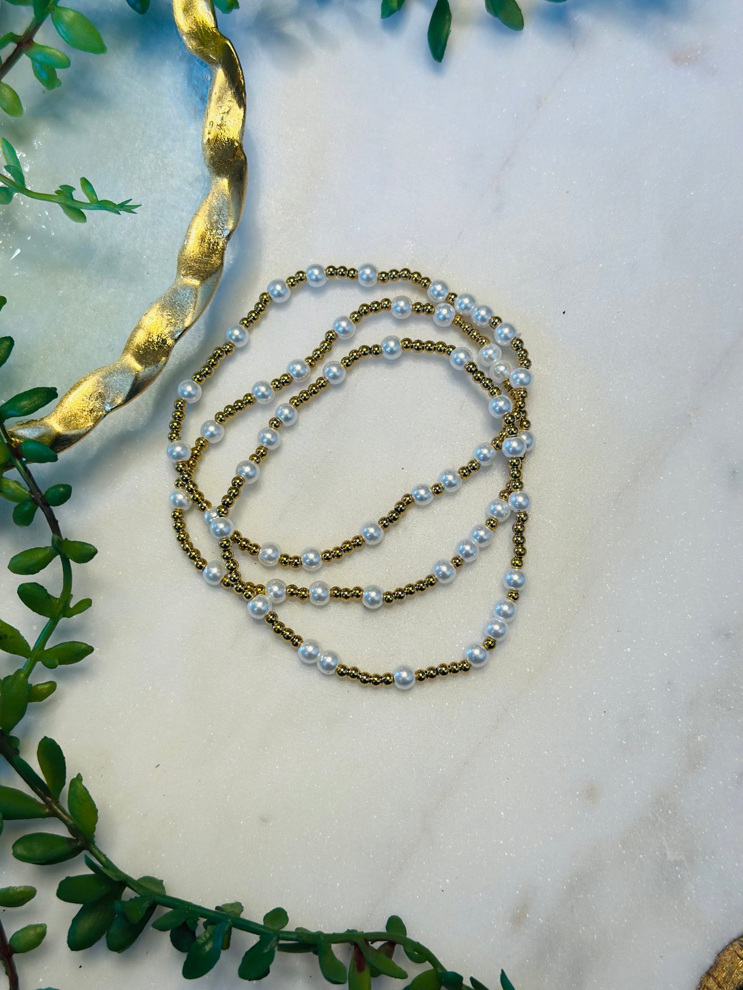 Penelope Pearl Beaded Bracelet