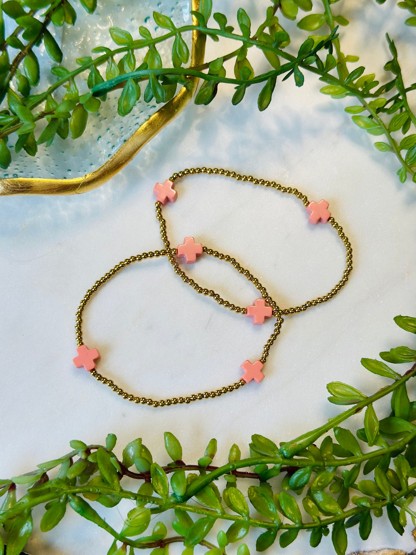 Faith Beaded Cross Bracelets