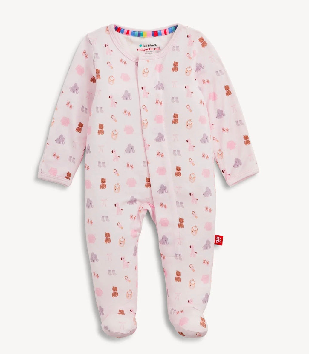 Nursery Nostalgia Footie - Pink