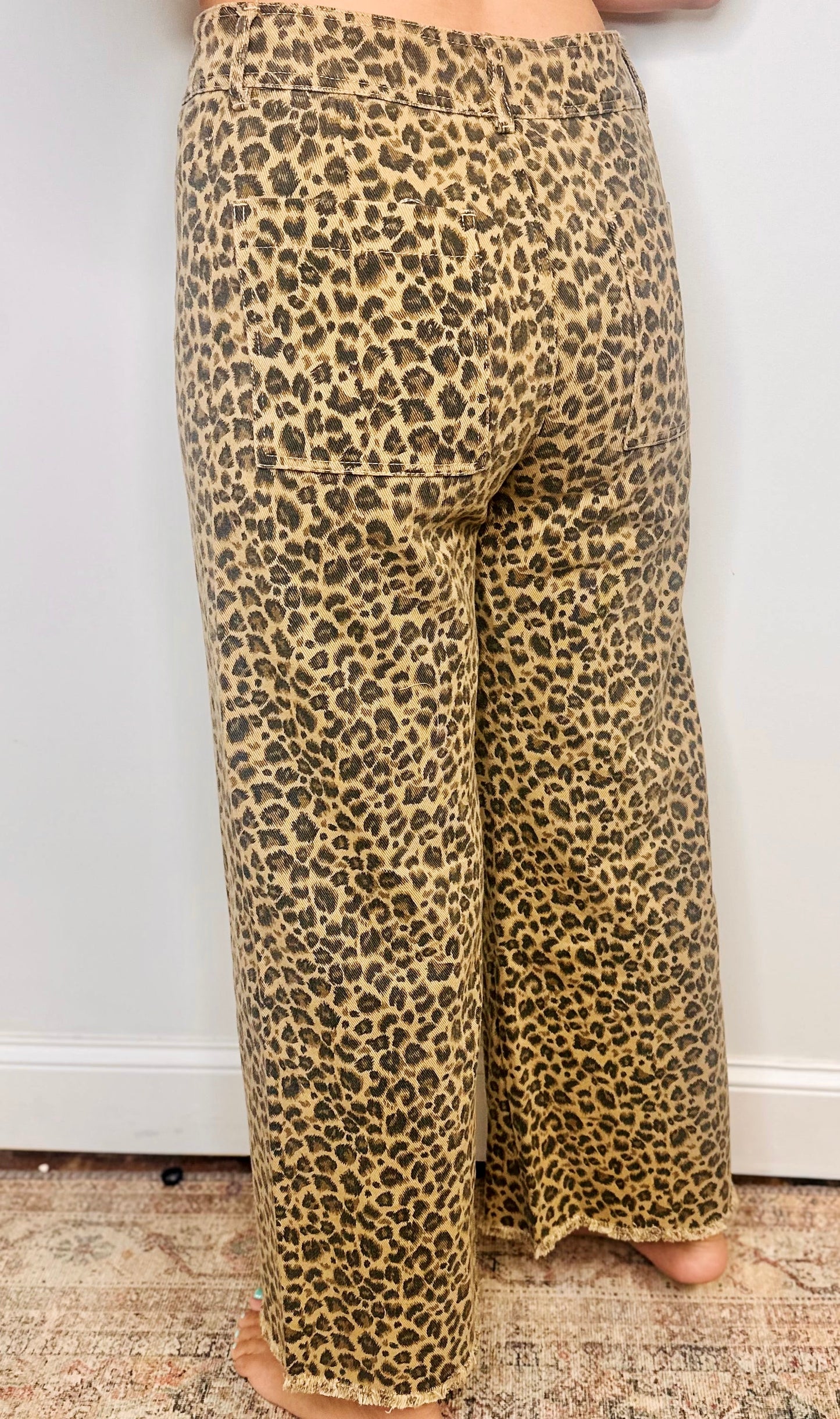 Wild & Free Leopard Denim Pants